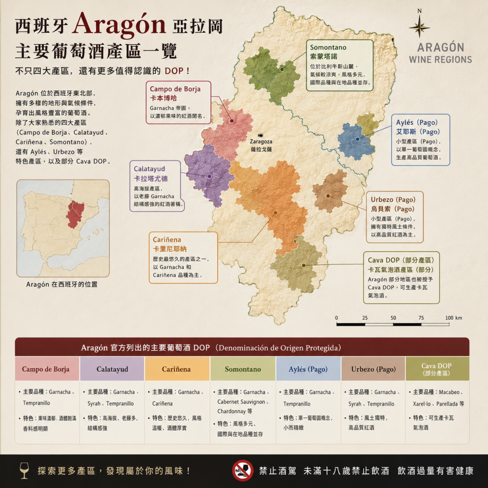 aragon 主要產區